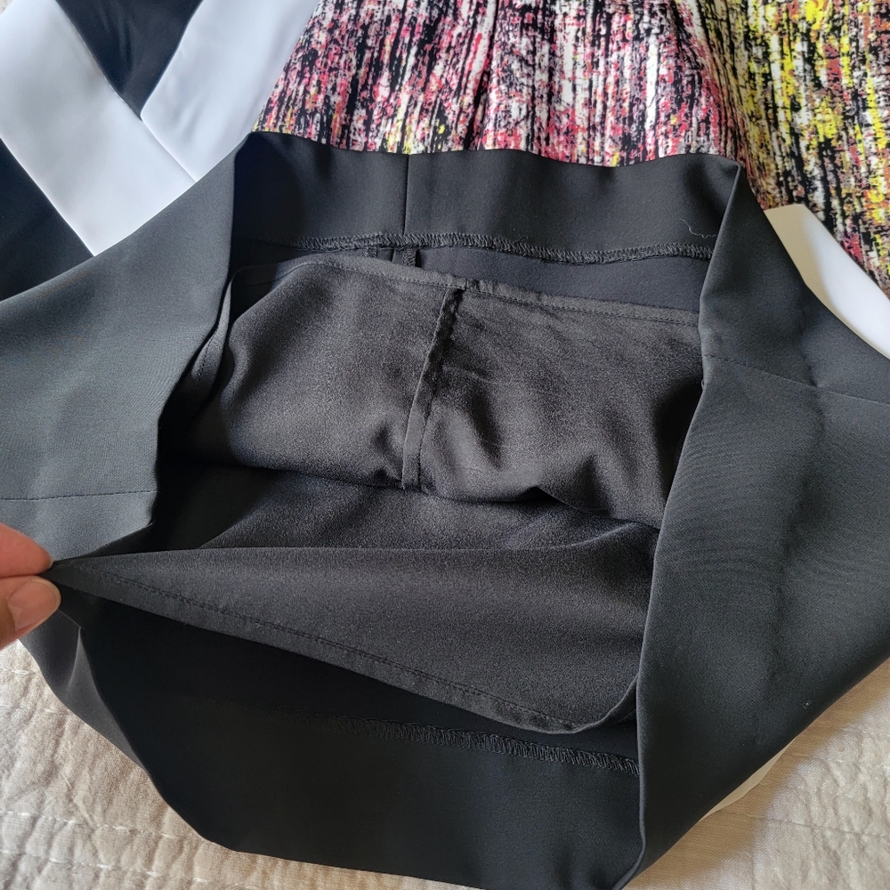 BCBGMaxAzria Alessandra‎ Business Casual Asymmetric Mini Sheath Dress Size 4 - Picture 11 of 15